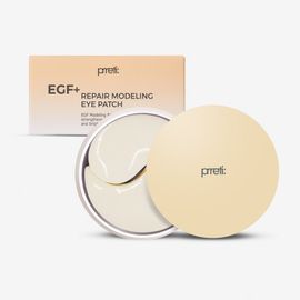 PRRETI EGF+ Repair Modeling Eye Patch 52 Sheets for Under Eye Wrinkles Skin Barrier Care and Vitamin Brightening_Made in Korea